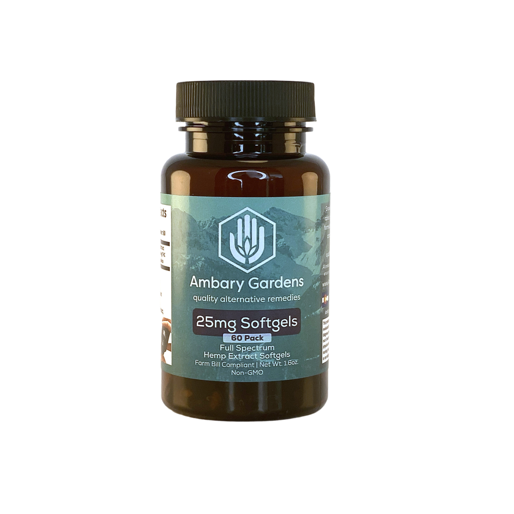 CBD Softgels -25mg - 1500