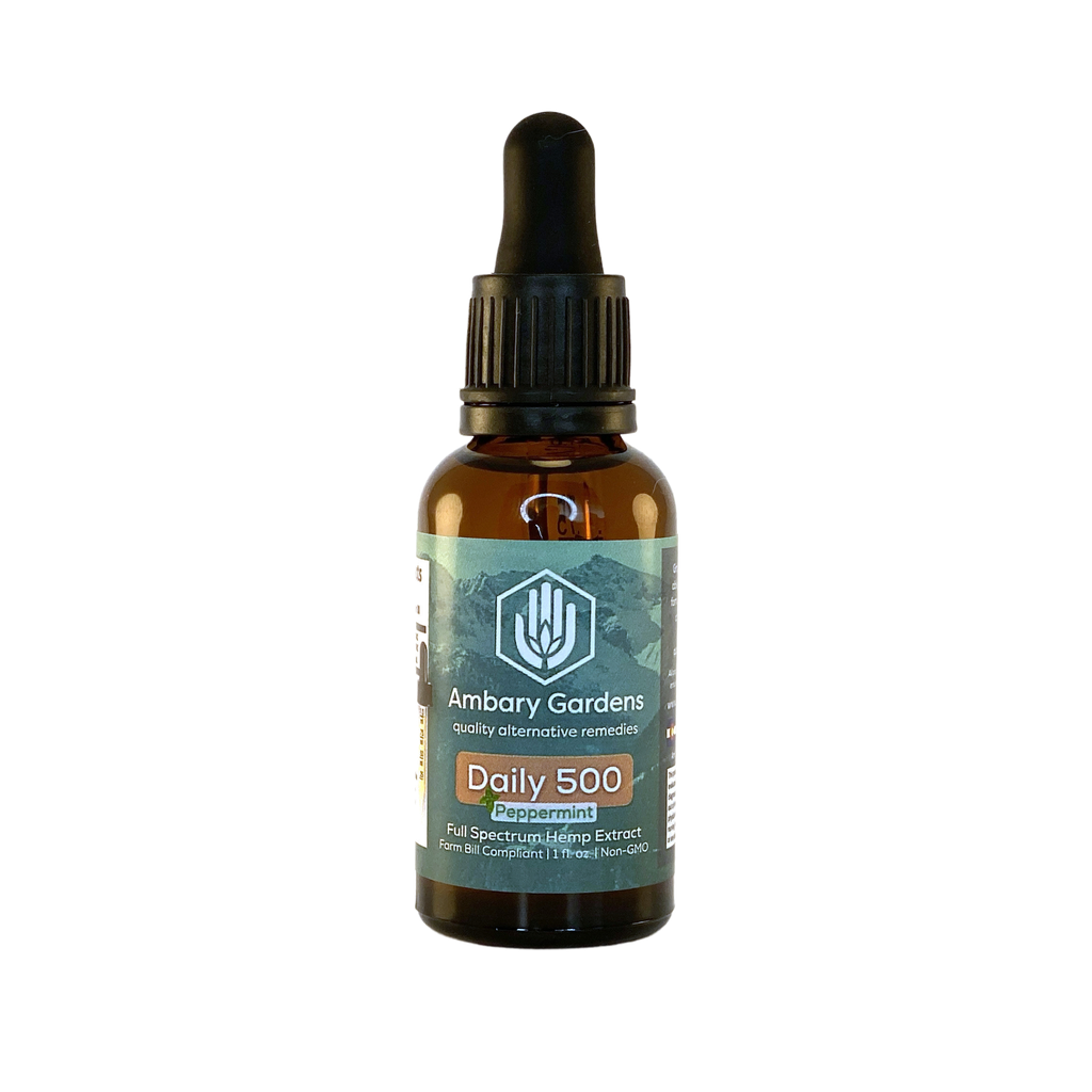 Full Spectrum Daily CBD Hemp Extract 500mg – Peppermint
