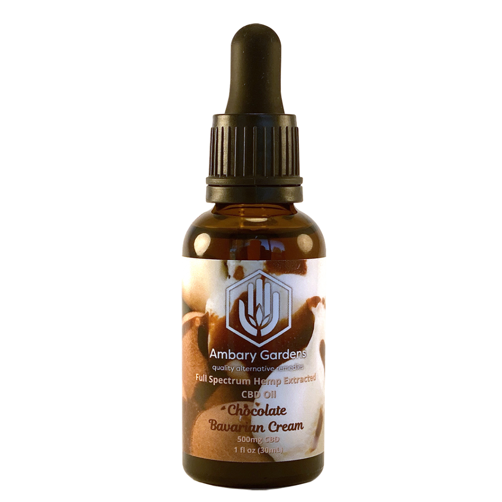 Full Spectrum Daily CBD Hemp Extract 500mg – Chocolate Bavarian Cream